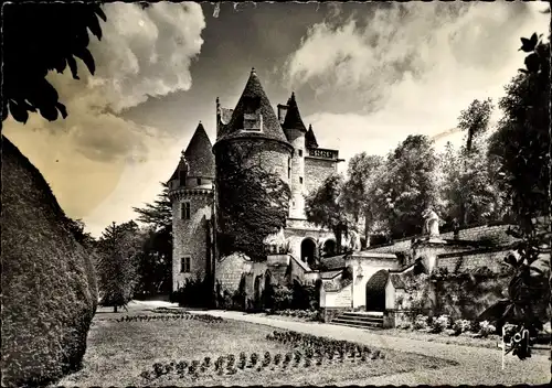 Ak Castelnaud Fayrac Dordogne, Chateau des Milandes