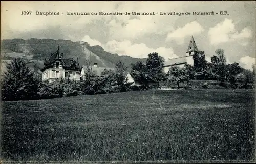 Ak Monestier de Clermont Isere, Le village de Roissard