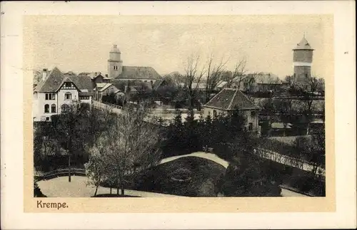 Ak Krempe in Schleswig Holstein, Panorama vom Ort