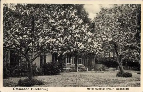 Ak Glücksburg an der Ostsee, Hotel Ruhetal