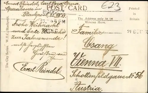 Ak Blackpool North West England, North Shore from Princess Parade