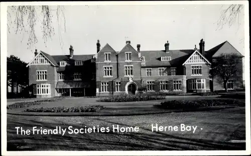 Ak Herne Bay South East England, The Friendly Societies Home