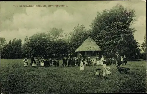 Ak Sittingbourne South East England, The Recreation Ground