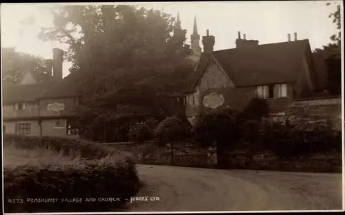 Ak Penshurst South East England, Village, Church, Judges 4573