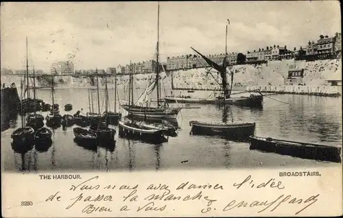 Ak Broadstairs Kent, The Harbour