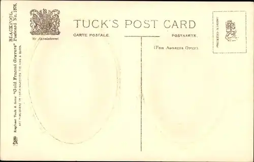 Ak Blackpool North West England, North Pier, Tower, Parade, Tuck