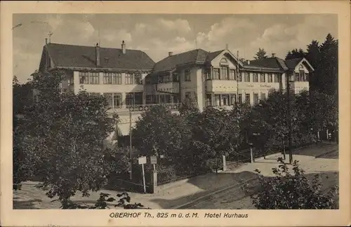 Ak Oberhof im Thüringer Wald, Hotel Kurhaus