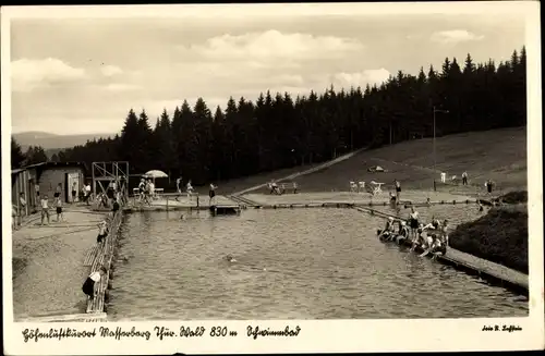 Ak Masserberg in Thüringen, Partie im Schwimmbad