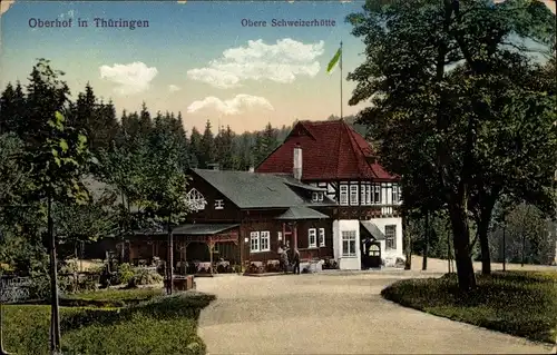 Ak Oberhof im Thüringer Wald, Obere Schweizerhütte