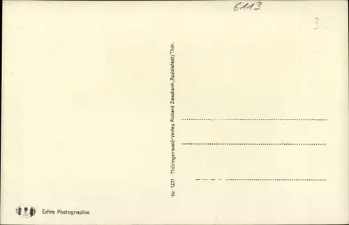 Ak Masserberg in Thüringen, Gesamtansicht, Waldpartie