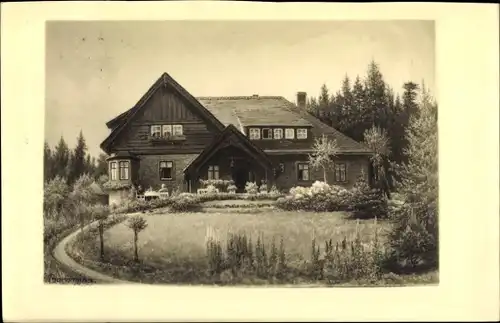 Ak Masserberg in Thüringen, Landhaus Fikentscher