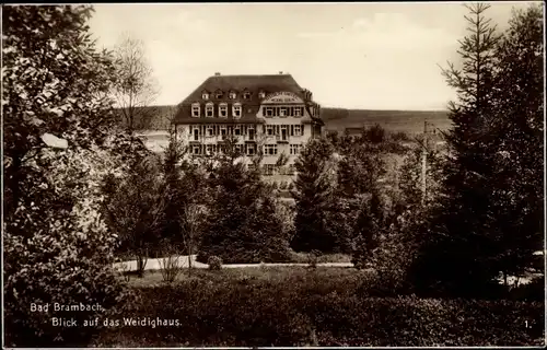 Ak Bad Brambach im Vogtland, Weidighaus