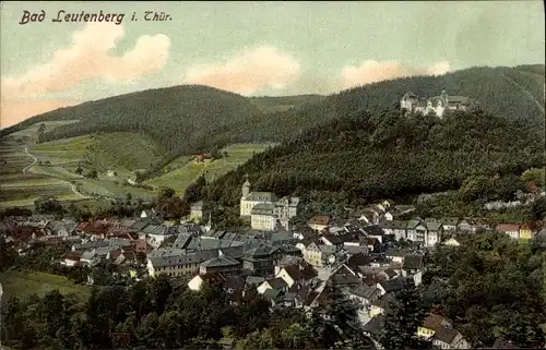 Ak Bad Leutenberg Thüringen, Gesamtansicht, Luftbild