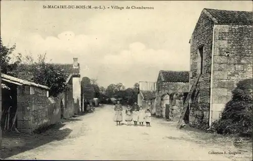 Ak Saint Macaire du Bois Maine et Loire, Village de Chambernou