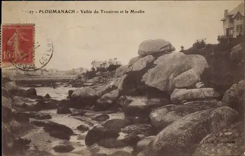 Ak Ploumanac'h Cotes d'Armor, Vallee du Trouerou et le Moulin