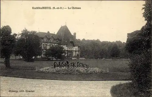 Ak Gambaiseuil Yvelines, Le Chateau