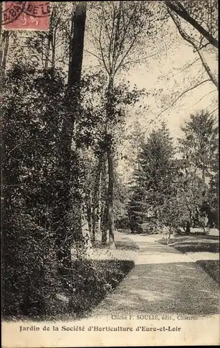 Ak Chartres Eure et Loir, Jardin de la Societe d'Horticulture d'Eure et Loir