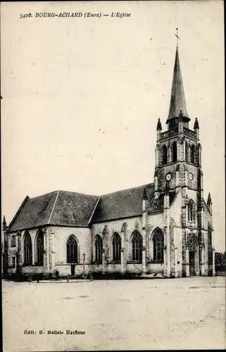 Ak Bourg Achard Eure, L'Eglise