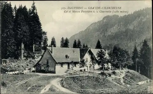 Ak Grande Chartreuse Isere, Col et Maison Forestiere de la Charmette