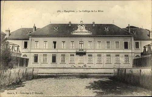 Ak Grenoble Isère, Le College de La Mure