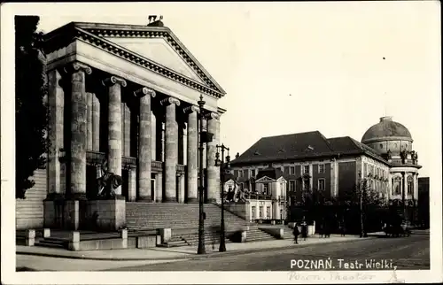 Foto Ak Poznań Posen, Teatr Wielki