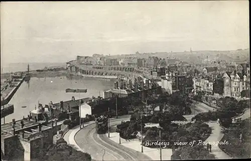 Ak Ramsgate South East England, Birdseys View of the Town