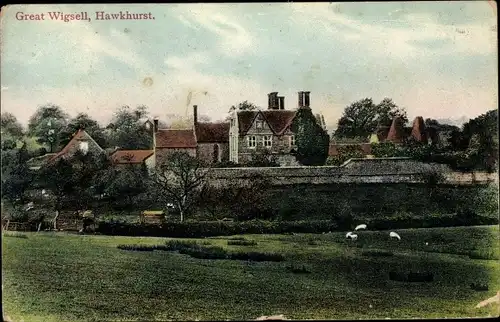 Ak Hawkhurst South East England, Great Wigsell