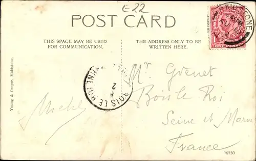 Ak Maidstone South East England, The Bridge, The Museum, The Undercliffe