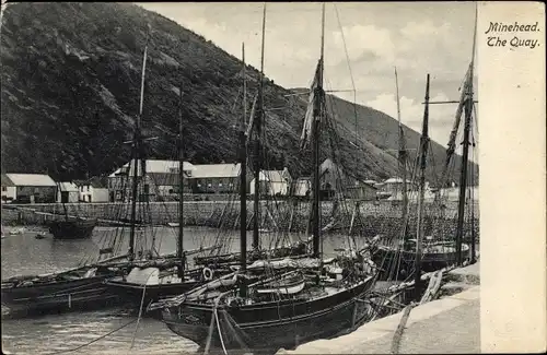 Ak Minehead South West England, The Quay