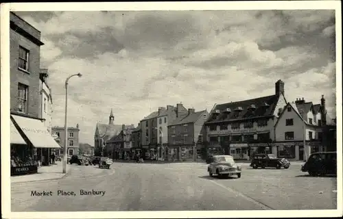 Ak Banbury Oxford Oxfordshire, Market Place