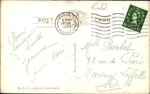 Ak Canterbury Kent England, The Royal Museum, Library