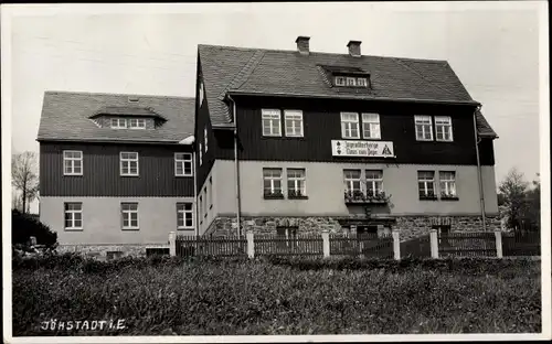 Ak Jöhstadt im Erzgebirge Sachsen, Jugendherberge Claus von Pape