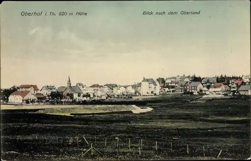 Ak Oberhof im Thüringer Wald, Panorama Oberland