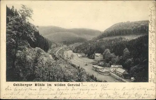 Ak Gehlberg in Thüringen, Hotel Pension Gehlberger Mühle