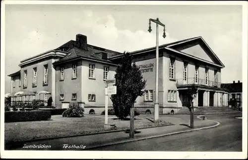 Ak Zweibrücken Rheinland Pfalz, Festhalle