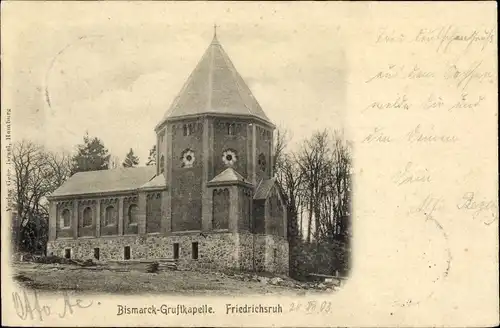 Ak Friedrichsruh Aumühle Schleswig Holstein, Bismarck Gruftkapelle