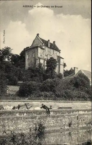 Ak Agonac Dordogne, Le Chateau de Bruzat