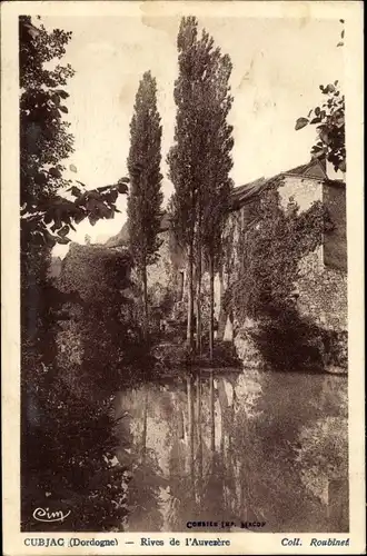 Ak Cubjac Dordogne, Rives de l'Auvezere