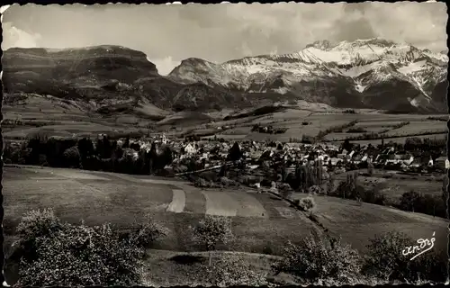 Ak Mens Isere, Vue generale, Chatel et l'Obiou