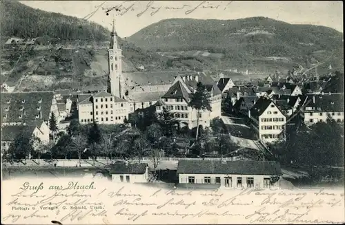 Ak Bad Urach in der Schwäbischen Alb, Stadtbild