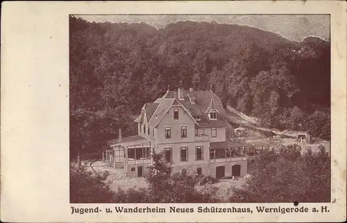 Ak Wernigerode am Harz, Jugend- und Wanderheim Neues Schützenhaus