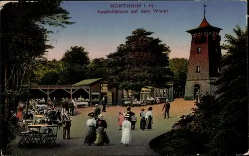 Ak Northeim in Niedersachsen, Aussichtsturm auf dem Wieter