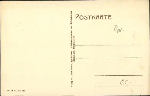 Ak Tschernyschewskoje Eydtkuhnen Ostpreußen, Am Markt, Kriegszerstörungen, I WK