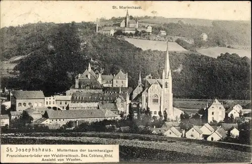 Ak Koblenz am Rhein, St Josephshaus, Mutterhaus der barmherzigen Franziskanerbrüder