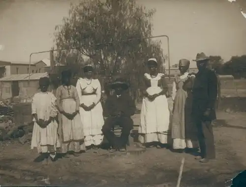 Foto Namibia, DSWA, Afrikanische Familie, Samuel, Gruppenbild