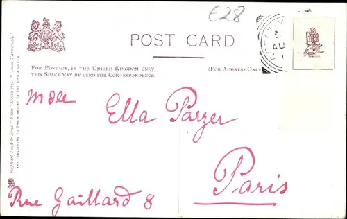 Ak Gorleston on Sea East England, Entrance to the Harbour