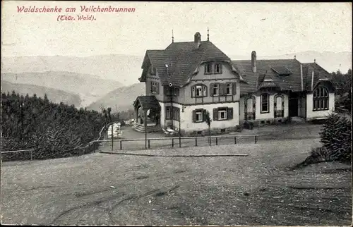 Ak Oberhof im Thüringer Wald, Waldschenke am Veilchenbrunnen