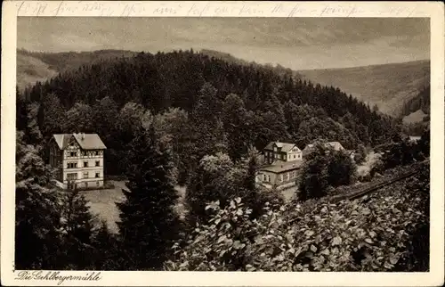 Ak Gehlberg in Thüringen, Hotel Pension Gehlberger Mühle