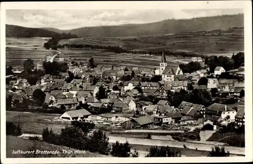 Ak Brotterode Trusetal in Thüringen, Totalansicht der Ortschaft