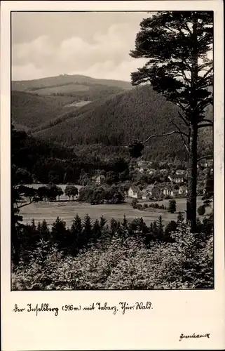 Ak Brotterode Trusetal in Thüringen, Inselsberg, Blick auf Tabarz